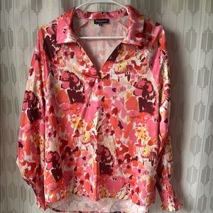 Pink Floral Women's Top